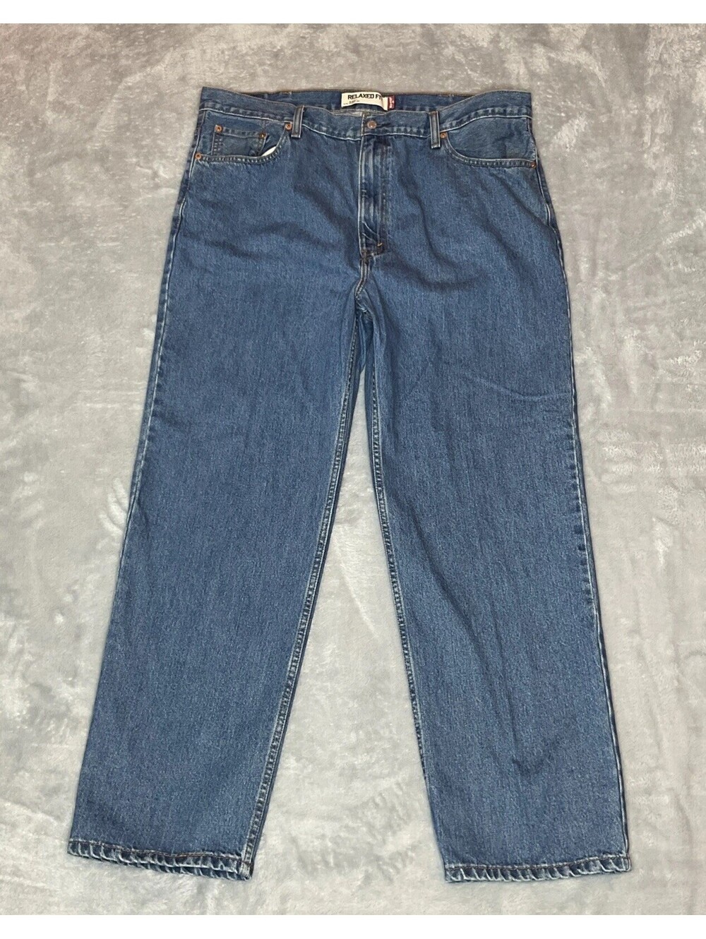 Levis 550 Jeans Mens 42x32 Blue Relaxed Denim Medium Wash